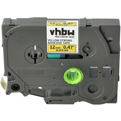 vhbw Ruban remplacement pour Brother TZE-S631 pour imprimante d'étiquettes 8m x 12mm Noir sur Jaune, extraforte, laminée - Publicité vhbw Ruban remplacement pour Brother TZE-S631 pour imprimante d'étiquettes 8m x 12mm Noir sur Jaune, extraforte, laminée - Publicité