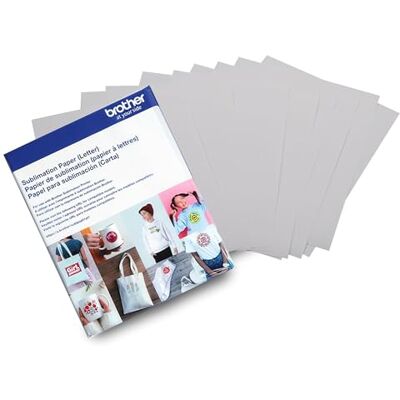 Brother Lot de 100 feuilles de papier de sublimation 21,5 x 27,9 cm - Publicité Brother Lot de 100 feuilles de papier de sublimation 21,5 x 27,9 cm - Publicité