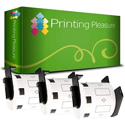 Printing Pleasure 3 x DK11209 Étiquettes d'adressage pour Brother P-Touch QL-500 QL-500BW QL-550 QL-570 QL-700 QL-720NW QL-800 QL-810W QL-820NWB QL-1050 QL-1100 QL-1110NWB 29mm x 62mm 800 Étiquettes par Rouleau - Publicité Printing Pleasure 3 x DK11209 Étiquettes d'adressage pour Brother P-Touch QL-500 QL-500BW QL-550 QL-570 QL-700 QL-720NW QL-800 QL-810W QL-820NWB QL-1050 QL-1100 QL-1110NWB 29mm x 62mm 800 Étiquettes par Rouleau - Publicité