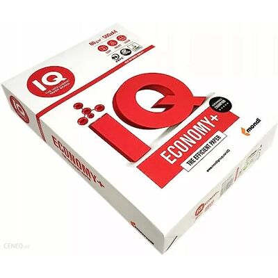 Mondi 88265831 IQ economy Plus Lot de 500 feuilles A4 80 g/m² Blanc - Publicité Mondi 88265831 IQ economy Plus Lot de 500 feuilles A4 80 g/m² Blanc - Publicité