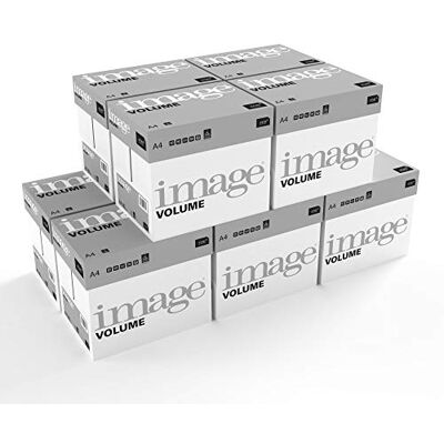 IMAGE Volume Papier multifonction Blanc 80 g/m² A4 Lot de 10 cartons 50 ramettes de 500 feuilles 25.000 feuilles - Publicité IMAGE Volume Papier multifonction Blanc 80 g/m² A4 Lot de 10 cartons 50 ramettes de 500 feuilles 25.000 feuilles - Publicité