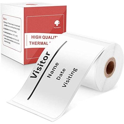 Phomemo Etiquettes M110 Etiquettes thermique Étiquette Autocollante,1.97“ x3.15”(50x80mm), compatible avec M110 M120 M220 M221 M108 M102 M100 M150 M250 M260 étiqueteuse.100/étiquettes - Publicité Phomemo Etiquettes M110 Etiquettes thermique Étiquette Autocollante,1.97“ x3.15”(50x80mm), compatible avec M110 M120 M220 M221 M108 M102 M100 M150 M250 M260 étiqueteuse.100/étiquettes - Publicité