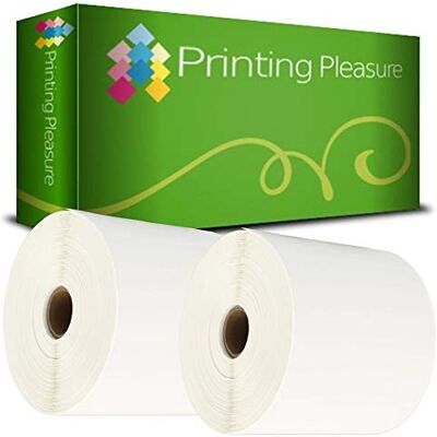 Printing Pleasure 2 x Zebra 100mm x 150mm Étiquettes pour Zebra Type Imprimante d'étiquettes 500 Étiquettes par Rouleau - Publicité Printing Pleasure 2 x Zebra 100mm x 150mm Étiquettes pour Zebra Type Imprimante d'étiquettes 500 Étiquettes par Rouleau - Publicité