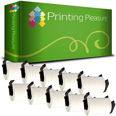 Printing Pleasure 10 x DK11241 Étiquettes d'expédition pour Brother P-Touch QL-1050 QL-1060N QL-1100 QL-1110NWB 102mm x 152mm 200 Étiquettes par Rouleau - Publicité Printing Pleasure 10 x DK11241 Étiquettes d'expédition pour Brother P-Touch QL-1050 QL-1060N QL-1100 QL-1110NWB 102mm x 152mm 200 Étiquettes par Rouleau - Publicité