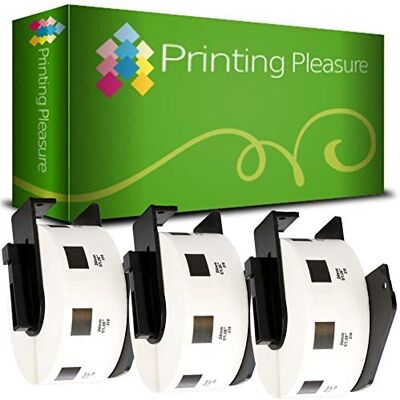 Printing Pleasure 3 x DK11218 Étiquettes Rondes pour Brother P-Touch QL-500 QL-500BW QL-550 QL-570 QL-700 QL-720NW QL-800 QL-810W QL-820NWB QL-1050 QL-1100 QL-1110NWB 24mm x 24mm 1000 Étiquettes par Rouleau - Publicité Printing Pleasure 3 x DK11218 Étiquettes Rondes pour Brother P-Touch QL-500 QL-500BW QL-550 QL-570 QL-700 QL-720NW QL-800 QL-810W QL-820NWB QL-1050 QL-1100 QL-1110NWB 24mm x 24mm 1000 Étiquettes par Rouleau - Publicité