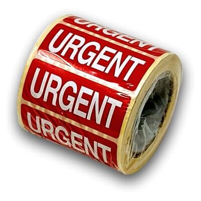 UNIVERS GRAPHIQUE M-5 500 Etiquettes URGENT Rouge 55 x 22 mm Etiquette de Signalisation Urgent Papier Brillant rouge avec une impression blanche avec affichage Urgent Colle forte Permanente pour lettre et colis Urgent - Publicité UNIVERS GRAPHIQUE M-5 500 Etiquettes URGENT Rouge 55 x 22 mm Etiquette de Signalisation Urgent Papier Brillant rouge avec une impression blanche avec affichage Urgent Colle forte Permanente pour lettre et colis Urgent - Publicité