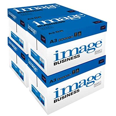 IMAGE Business Papier multifonction Blanc CIE161 80 g/m² A3 Lot de 4 cartons 20 ramettes de 500 feuilles 10.000 feuilles - Publicité IMAGE Business Papier multifonction Blanc CIE161 80 g/m² A3 Lot de 4 cartons 20 ramettes de 500 feuilles 10.000 feuilles - Publicité