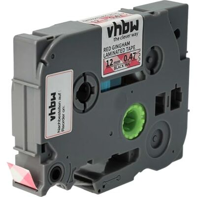 vhbw Ruban remplacement pour Brother TZe-MPRG31 pour imprimante d'étiquettes 4m x 12mm Noir sur Rouge à carreaux laminée - Publicité vhbw Ruban remplacement pour Brother TZe-MPRG31 pour imprimante d'étiquettes 4m x 12mm Noir sur Rouge à carreaux laminée - Publicité