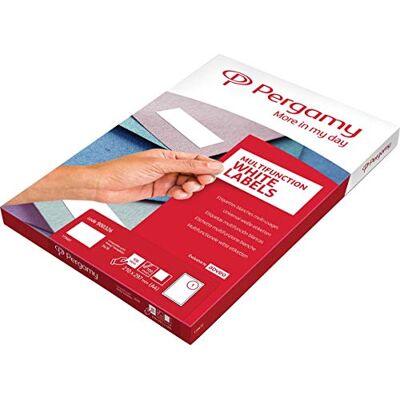 Pergamy 900345 Étiquettes à usages multiples 105 x 37 mm ve8000 Blanc - Publicité Pergamy 900345 Étiquettes à usages multiples 105 x 37 mm ve8000 Blanc - Publicité