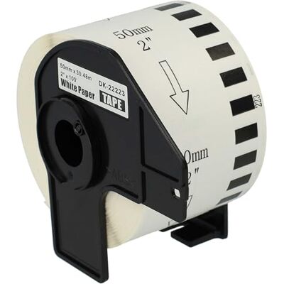 vhbw Rouleau d'étiquettes 50mm x 30,48m compatible avec Brother PT QL-820NWB, QL-820NWBC imprimante d'étiquettes premium - Publicité vhbw Rouleau d'étiquettes 50mm x 30,48m compatible avec Brother PT QL-820NWB, QL-820NWBC imprimante d'étiquettes premium - Publicité