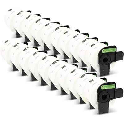 Printing Pleasure 20x Compatible DK-11202 62mm x 100mm Étiquettes d'expédition (300 Étiquettes par rouleau) pour Brother P-Touch QL-500 QL-550 QL-560 QL-570 QL-650TD QL-700 QL-720NW QL-1050 QL-1060N - Publicité Printing Pleasure 20x Compatible DK-11202 62mm x 100mm Étiquettes d'expédition (300 Étiquettes par rouleau) pour Brother P-Touch QL-500 QL-550 QL-560 QL-570 QL-650TD QL-700 QL-720NW QL-1050 QL-1060N - Publicité