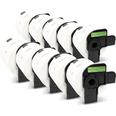 Printing Pleasure 10x Compatible DK-11202 62mm x 100mm Étiquettes d'expédition (300 Étiquettes par rouleau) pour Brother P-Touch QL-500 QL-550 QL-560 QL-570 QL-650TD QL-700 QL-720NW QL-1050 QL-1060N - Publicité Printing Pleasure 10x Compatible DK-11202 62mm x 100mm Étiquettes d'expédition (300 Étiquettes par rouleau) pour Brother P-Touch QL-500 QL-550 QL-560 QL-570 QL-650TD QL-700 QL-720NW QL-1050 QL-1060N - Publicité