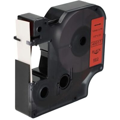 vhbw Ruban remplacement pour Dymo 45017, D1 pour imprimante d'étiquettes 7m x 12mm Noir sur Rouge - Publicité vhbw Ruban remplacement pour Dymo 45017, D1 pour imprimante d'étiquettes 7m x 12mm Noir sur Rouge - Publicité