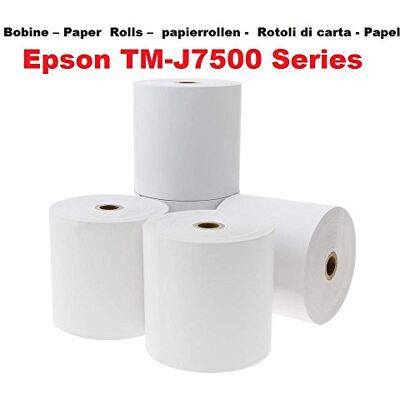 UNIVERS GRAPHIQUE 20 Rouleaux de papier pour imprimante compatible epson tM-j 7500 rouleau 76 x 70 x 12 papier ordinaire offset sans bois pour imprimante à encre compatible Epson (Par 20 bobines)… - Publicité UNIVERS GRAPHIQUE 20 Rouleaux de papier pour imprimante compatible epson tM-j 7500 rouleau 76 x 70 x 12 papier ordinaire offset sans bois pour imprimante à encre compatible Epson (Par 20 bobines)… - Publicité