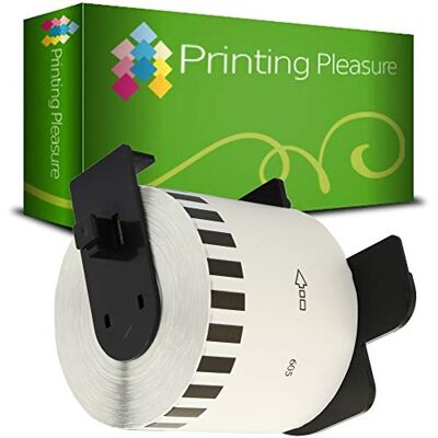 Printing Pleasure DK44605 Étiquettes Continues pour Brother P-Touch QL-500 QL-550 QL-570 QL-650TD QL-700 QL-720NW QL-800 QL-810W QL-1050 QL-1060N QL-1100 QL-1110NWB 62mm x 30.48m, Jaune adhésives enlevables - Publicité Printing Pleasure DK44605 Étiquettes Continues pour Brother P-Touch QL-500 QL-550 QL-570 QL-650TD QL-700 QL-720NW QL-800 QL-810W QL-1050 QL-1060N QL-1100 QL-1110NWB 62mm x 30.48m, Jaune adhésives enlevables - Publicité