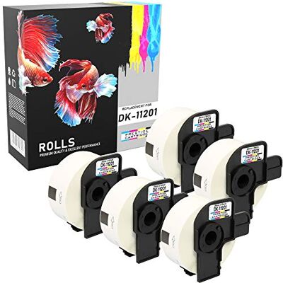 PRESTIGE CARTRIDGE DK11201 Etiquettes adressage compatible pour Brother P-Touch 29mm x 90mm (Lot de 5) - Publicité PRESTIGE CARTRIDGE DK11201 Etiquettes adressage compatible pour Brother P-Touch 29mm x 90mm (Lot de 5) - Publicité