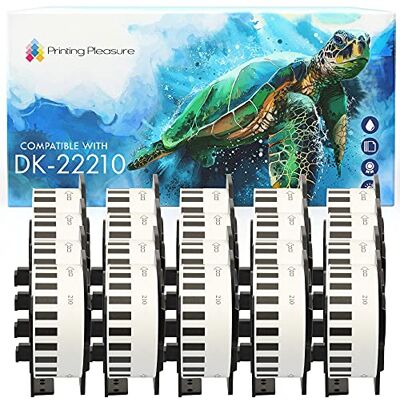 Printing Pleasure 20x Compatible DK-22210 29mm x 30.48m Papier étiquettes continues pour Brother P-Touch QL-500 500BS 550 560 560VP 570 700 710W 720NW 800 810W 820NWB 1050 1050N 1060N 1100 1110NWB, Papier thermique - Publicité Printing Pleasure 20x Compatible DK-22210 29mm x 30.48m Papier étiquettes continues pour Brother P-Touch QL-500 500BS 550 560 560VP 570 700 710W 720NW 800 810W 820NWB 1050 1050N 1060N 1100 1110NWB, Papier thermique - Publicité