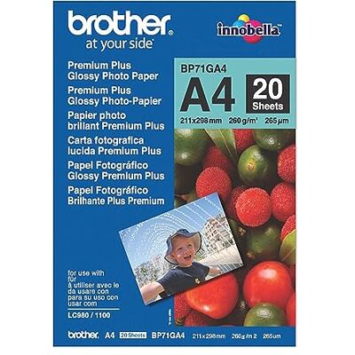 Brother BP71GA4 BP71G A4 Glossy Paper - Publicité Brother BP71GA4 BP71G A4 Glossy Paper - Publicité