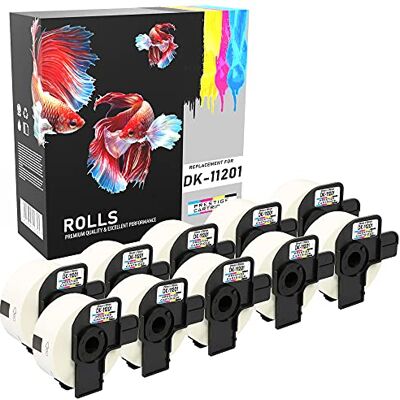 PRESTIGE CARTRIDGE DK11201 Etiquettes adressage compatible pour Brother P-Touch 29mm x 90mm (Lot de 10) - Publicité PRESTIGE CARTRIDGE DK11201 Etiquettes adressage compatible pour Brother P-Touch 29mm x 90mm (Lot de 10) - Publicité