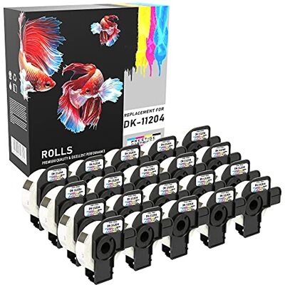 PRESTIGE CARTRIDGE DK11204 Etiquettes multi-usage compatible pour Brother P-Touch 17mm x 54mm (Lot de 20) - Publicité PRESTIGE CARTRIDGE DK11204 Etiquettes multi-usage compatible pour Brother P-Touch 17mm x 54mm (Lot de 20) - Publicité