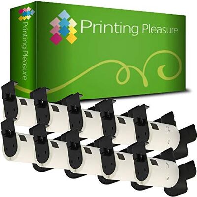 Printing Pleasure 10 x DK11207 CD/DVD Étiquettes Rondes pour Brother P-Touch QL-500 QL-500BW QL-550 QL-570 QL-700 QL-720NW QL-800 QL-810W QL-1050 QL-1100 QL-1110NWB 58mm x 58mm 100 Étiquettes par Rouleau - Publicité Printing Pleasure 10 x DK11207 CD/DVD Étiquettes Rondes pour Brother P-Touch QL-500 QL-500BW QL-550 QL-570 QL-700 QL-720NW QL-800 QL-810W QL-1050 QL-1100 QL-1110NWB 58mm x 58mm 100 Étiquettes par Rouleau - Publicité