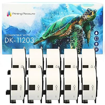 Printing Pleasure 10x Compatible DK-11203 17mm x 87mm Étiquettes pour dossiers (300 Étiquettes par rouleau) pour Brother P-Touch QL-500 550 570 700 710W 720NW 800 810W 820NWB 1050 1060N 1100 1110NWB, Papier thermique - Publicité Printing Pleasure 10x Compatible DK-11203 17mm x 87mm Étiquettes pour dossiers (300 Étiquettes par rouleau) pour Brother P-Touch QL-500 550 570 700 710W 720NW 800 810W 820NWB 1050 1060N 1100 1110NWB, Papier thermique - Publicité