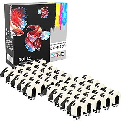 PRESTIGE CARTRIDGE Étiquettes 50 x dk11203 Registre de classeur (300 Label par rouleau) compatible à Brother QL 500, QL, 550, de QL 560, QL-580 N 570, QL, QL 650TD QL-720nw 700, QL, QL-1060 N 1050, QL (17 mm x 87 mm) - Publicité PRESTIGE CARTRIDGE Étiquettes 50 x dk11203 Registre de classeur (300 Label par rouleau) compatible à Brother QL 500, QL, 550, de QL 560, QL-580 N 570, QL, QL 650TD QL-720nw 700, QL, QL-1060 N 1050, QL (17 mm x 87 mm) - Publicité