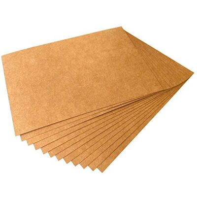 EVG Papier Kraft Format A4 300 g/m² Finition Mate Sans Impression 50 Feuilles Papier Kraft Sans Impression en Format A4 Poids 300 g/m², Finition Mate Carte Vierge pour Loisirs Créatifs 50 Feuilles - Publicité EVG Papier Kraft Format A4 300 g/m² Finition Mate Sans Impression 50 Feuilles Papier Kraft Sans Impression en Format A4 Poids 300 g/m², Finition Mate Carte Vierge pour Loisirs Créatifs 50 Feuilles - Publicité