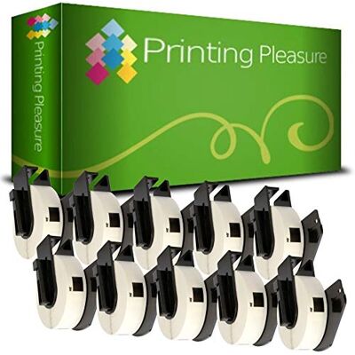 Printing Pleasure 10 x DK11204 Étiquettes pour Brother P-Touch QL-500 QL-500BW QL-550 QL-570 QL-700 QL-720NW QL-800 QL-810W QL-820NWB QL-1050 QL-1060N QL-1100 QL-1110NWB 17mm x 54mm 400 Étiquettes par Rouleau - Publicité Printing Pleasure 10 x DK11204 Étiquettes pour Brother P-Touch QL-500 QL-500BW QL-550 QL-570 QL-700 QL-720NW QL-800 QL-810W QL-820NWB QL-1050 QL-1060N QL-1100 QL-1110NWB 17mm x 54mm 400 Étiquettes par Rouleau - Publicité