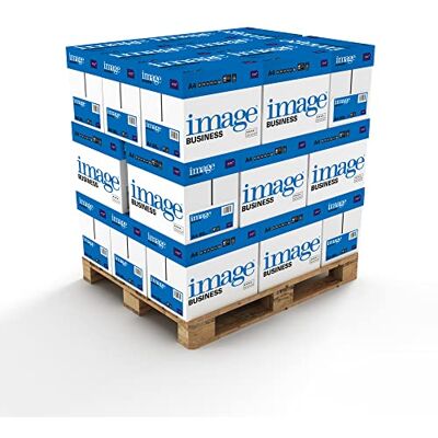 IMAGE Business Papier multifonction Blanc CIE161 80 g/m² A4 Lot de 24 cartons 120 ramettes de 500 feuilles 60.000 feuilles - Publicité IMAGE Business Papier multifonction Blanc CIE161 80 g/m² A4 Lot de 24 cartons 120 ramettes de 500 feuilles 60.000 feuilles - Publicité
