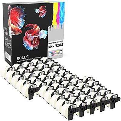PRESTIGE CARTRIDGE 50x DK-11208 38mm x 90mm (400 Étiquettes par Rouleau) Étiquettes compatible pour Brother P-Touch QL-500 QL-550 QL-560 QL-570 QL-700 QL-720NW QL-800 QL-810W QL-820NWB QL-1050 QL-1100 QL-1110NWB - Publicité PRESTIGE CARTRIDGE 50x DK-11208 38mm x 90mm (400 Étiquettes par Rouleau) Étiquettes compatible pour Brother P-Touch QL-500 QL-550 QL-560 QL-570 QL-700 QL-720NW QL-800 QL-810W QL-820NWB QL-1050 QL-1100 QL-1110NWB - Publicité
