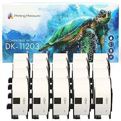 Printing Pleasure 20x Compatible DK-11203 17mm x 87mm Étiquettes pour dossiers (300 Étiquettes par rouleau) pour Brother P-Touch QL-500 550 570 700 710W 720NW 800 810W 820NWB 1050 1060N 1100 1110NWB, Papier thermique - Publicité Printing Pleasure 20x Compatible DK-11203 17mm x 87mm Étiquettes pour dossiers (300 Étiquettes par rouleau) pour Brother P-Touch QL-500 550 570 700 710W 720NW 800 810W 820NWB 1050 1060N 1100 1110NWB, Papier thermique - Publicité