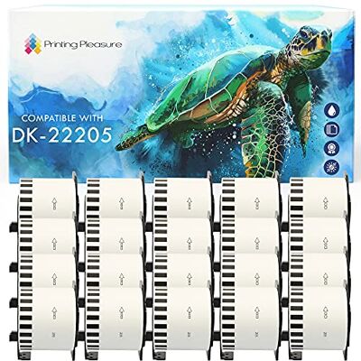 Printing Pleasure 20x Compatible DK-22205 62mm x 30.48m Papier étiquettes continues pour Brother P-Touch QL-500 500BS 550 560 560VP 570 700 710W 720NW 800 810W 820NWB 1050 1050N 1060N 1100 1110NWB, Papier thermique - Publicité Printing Pleasure 20x Compatible DK-22205 62mm x 30.48m Papier étiquettes continues pour Brother P-Touch QL-500 500BS 550 560 560VP 570 700 710W 720NW 800 810W 820NWB 1050 1050N 1060N 1100 1110NWB, Papier thermique - Publicité