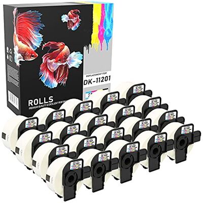 PRESTIGE CARTRIDGE 20x DK-11201 29mm x 90mm (400 Étiquettes par Rouleau) Étiquettes d'adressage compatibles pour Brother P-Touch QL-500 QL-550 QL-560 QL-570 QL-700 QL-720NW QL-800 QL-810W QL-820NWB QL-1050 QL-1110NWB - Publicité PRESTIGE CARTRIDGE 20x DK-11201 29mm x 90mm (400 Étiquettes par Rouleau) Étiquettes d'adressage compatibles pour Brother P-Touch QL-500 QL-550 QL-560 QL-570 QL-700 QL-720NW QL-800 QL-810W QL-820NWB QL-1050 QL-1110NWB - Publicité