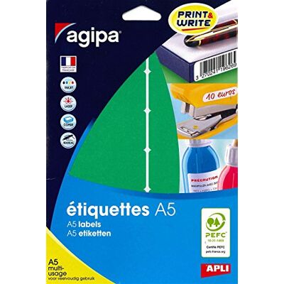 Apli 114351 Etui de 120 étiquettes multi-usage verte 32 x 70 mm - Publicité Apli 114351 Etui de 120 étiquettes multi-usage verte 32 x 70 mm - Publicité