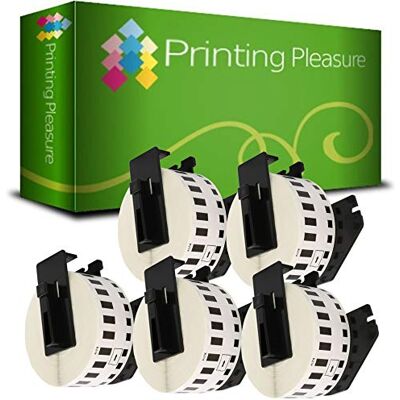 Printing Pleasure 5 x DK22214 Étiquettes Continues pour Brother P-Touch QL-500 QL-500BW QL-550 QL-560VP QL-570 QL-700 QL-710W QL-720NW QL-800 QL-810W QL-820NWB QL-1050 QL-1060N QL-1100 QL-1110NWB 12mm x 30.48m - Publicité Printing Pleasure 5 x DK22214 Étiquettes Continues pour Brother P-Touch QL-500 QL-500BW QL-550 QL-560VP QL-570 QL-700 QL-710W QL-720NW QL-800 QL-810W QL-820NWB QL-1050 QL-1060N QL-1100 QL-1110NWB 12mm x 30.48m - Publicité
