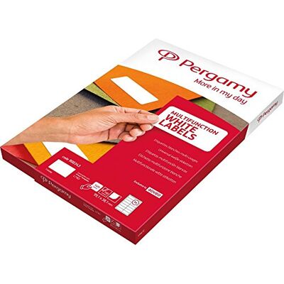 Pergamy 900343 Étiquettes à usages multiples 99,1 x 38,1 mm VE1400 Blanc - Publicité Pergamy 900343 Étiquettes à usages multiples 99,1 x 38,1 mm VE1400 Blanc - Publicité