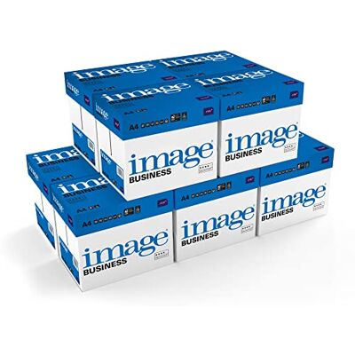 IMAGE Business Papier multifonction Blanc CIE161 80 g/m² A4 Lot de 10 cartons 50 ramettes de 500 feuilles 25.000 feuilles - Publicité IMAGE Business Papier multifonction Blanc CIE161 80 g/m² A4 Lot de 10 cartons 50 ramettes de 500 feuilles 25.000 feuilles - Publicité