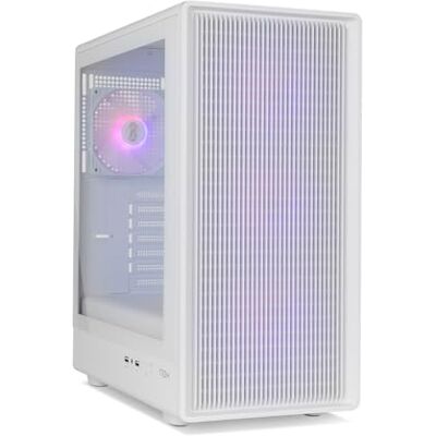 Xtreme INFINITY IOTA – Boîtier ATX M-ATX ITX, 4 Ventilateurs ARGB 120 mm Inclus, Front Mesh, Panneau Latéral en Verre Trempé, USB 3.0, Support GPU jusqu’à 330 mm, Blanc - Publicité Xtreme INFINITY IOTA – Boîtier ATX M-ATX ITX, 4 Ventilateurs ARGB 120 mm Inclus, Front Mesh, Panneau Latéral en Verre Trempé, USB 3.0, Support GPU jusqu’à 330 mm, Blanc - Publicité
