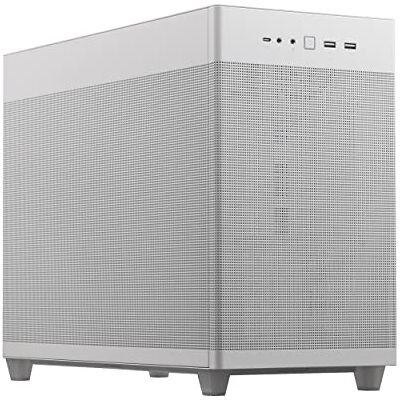 Asus Prime AP201 Blanc Tempered Glass MicroATX Case Support Radiator Up to 360 mm and Graphics Card Length up to 338 mm, Color Matched Cables, Tool-Free Side Panels, USB 3.2 Gen 2 Type-C Front Panel - Publicité Asus Prime AP201 Blanc Tempered Glass MicroATX Case Support Radiator Up to 360 mm and Graphics Card Length up to 338 mm, Color Matched Cables, Tool-Free Side Panels, USB 3.2 Gen 2 Type-C Front Panel - Publicité