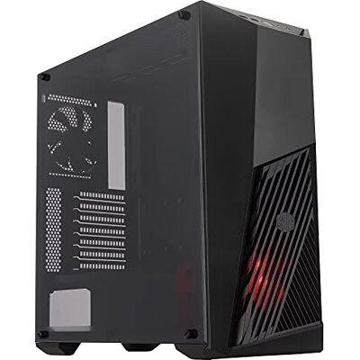 Cooler Master MasterBox K501L Armoire de Jeu à Tour Moyenne avec Ventilateurs préinstallés et Panneau latéral en Verre Temp Noir - Publicité Cooler Master MasterBox K501L Armoire de Jeu à Tour Moyenne avec Ventilateurs préinstallés et Panneau latéral en Verre Temp Noir - Publicité