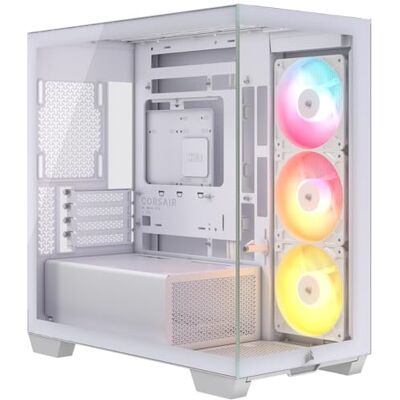 Corsair 2800X RS-R Ventilateur Inversé ARGB Micro-ATX Boîtier PC – Blanc 3 Ventilateurs Inclus, Vitre Panoramique, GPU Anti-affaissement, Compatible Cartes Mères à Connexion Inversée - Publicité Corsair 2800X RS-R Ventilateur Inversé ARGB Micro-ATX Boîtier PC – Blanc 3 Ventilateurs Inclus, Vitre Panoramique, GPU Anti-affaissement, Compatible Cartes Mères à Connexion Inversée - Publicité