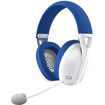 Redragon Ire H848B Casque sans fil Bluetooth et dongle USB, ultra léger 180 g, micro amovible, PC, console, téléphone portable - Publicité Redragon Ire H848B Casque sans fil Bluetooth et dongle USB, ultra léger 180 g, micro amovible, PC, console, téléphone portable - Publicité
