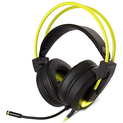 snakebyte PC HEADSET PRO 7.1 Virtual Surround Sound Gaming Headset with adjustable microphone, eSports headphones with noise suppression, mute / volume & bass boost control, LED lighting - Publicité snakebyte PC HEADSET PRO 7.1 Virtual Surround Sound Gaming Headset with adjustable microphone, eSports headphones with noise suppression, mute / volume & bass boost control, LED lighting - Publicité