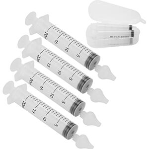 Gegong Mouché-Bébé, Irrigateur nasal pour nouveau-nés en bas âge, nettoyant nasal sûr avec embout d'aspiration nasale en silicone nettoyable et réutilisable,Emballage de boîte (20ml,4 pièces) - Publicité Gegong Mouché-Bébé, Irrigateur nasal pour nouveau-nés en bas âge, nettoyant nasal sûr avec embout d'aspiration nasale en silicone nettoyable et réutilisable,Emballage de boîte (20ml,4 pièces) - Publicité