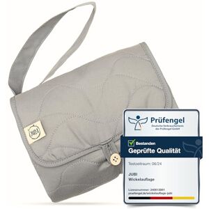 Jubi ® Matelas à langer en coton biologique et polyester ÖkoTex matelas à langer de voyage avec espace pour 4 couches et lingettes humides (gris) - Publicité Jubi ® Matelas à langer en coton biologique et polyester ÖkoTex matelas à langer de voyage avec espace pour 4 couches et lingettes humides (gris) - Publicité