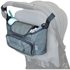 Monsieur Bébé Sac à Langer, de Rangement pour Poussette 33 x 16 x 18.5 cm Gris - Publicité Monsieur Bébé Sac à Langer, de Rangement pour Poussette 33 x 16 x 18.5 cm Gris - Publicité