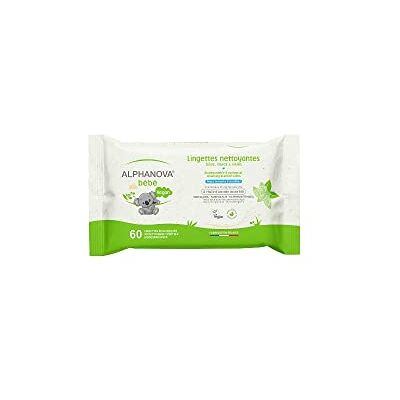 Lingettes Bébé Épaisses et Douces - Paquet 60 - Publicité Lingettes Bébé Épaisses et Douces - Paquet 60 - Publicité