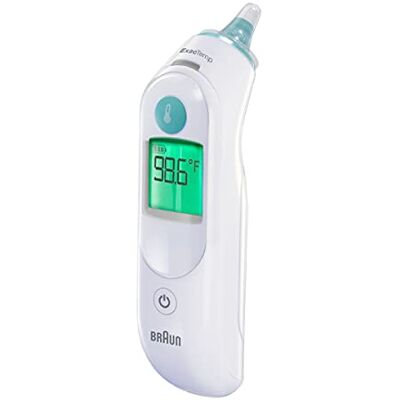 Braun ThermoScan 6, IRT6515 – Thermomètre auriculaire numérique pour adultes, bébés, tout-petits et enfants – Rapide, doux et précis avec des résultats à code couleur - Publicité Braun ThermoScan 6, IRT6515 – Thermomètre auriculaire numérique pour adultes, bébés, tout-petits et enfants – Rapide, doux et précis avec des résultats à code couleur - Publicité