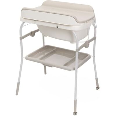 Chicco Table à Langer Pliable Soft Bubble Armonia, Table à Langer Nouveau-né avec Baignoire Intégrée, Bassin Extractible 4en1, Structure Gain de Place avec Roulettes, Hauteur Réglable - Publicité Chicco Table à Langer Pliable Soft Bubble Armonia, Table à Langer Nouveau-né avec Baignoire Intégrée, Bassin Extractible 4en1, Structure Gain de Place avec Roulettes, Hauteur Réglable - Publicité